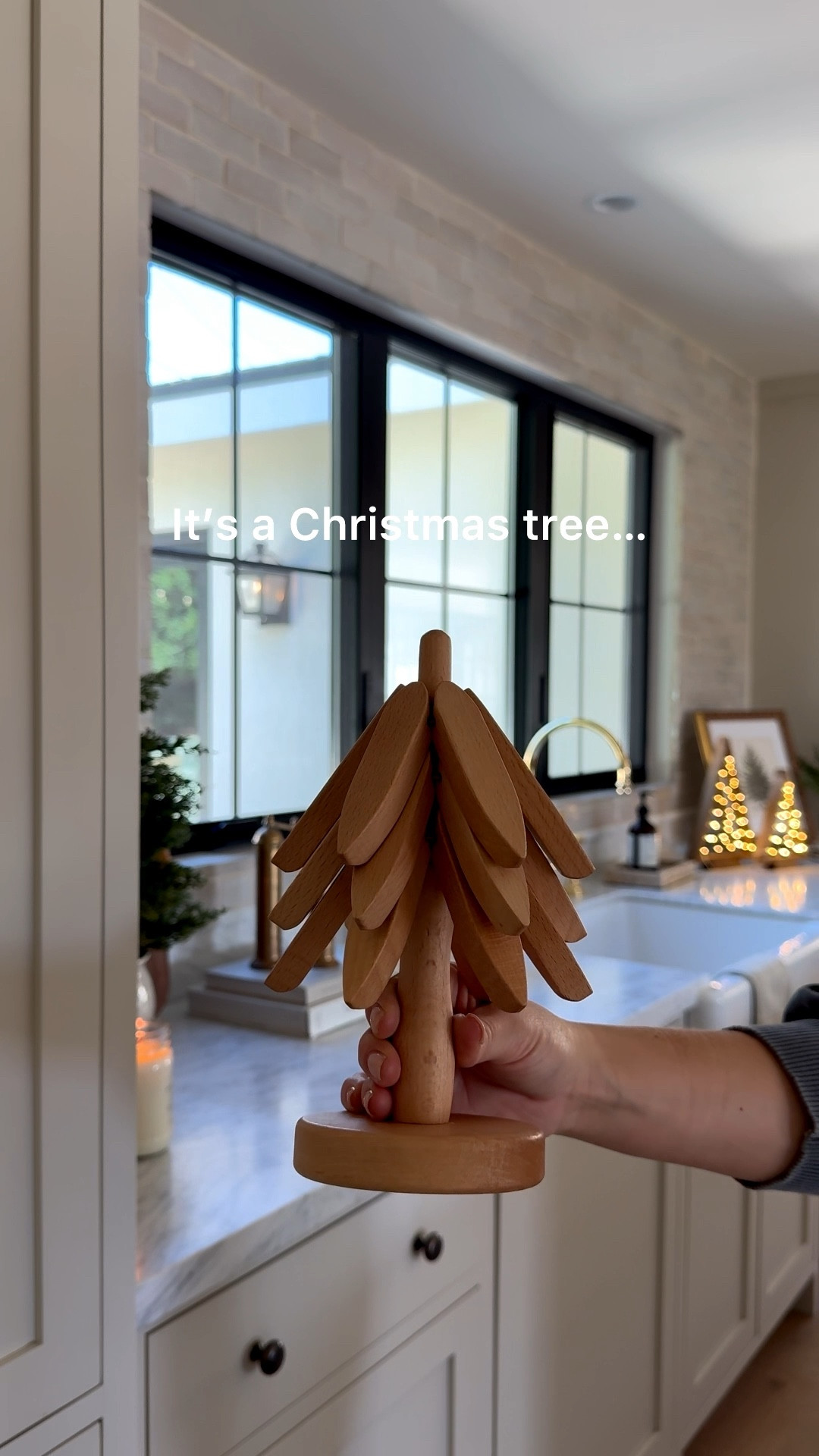 Cute and functional! Amazon wooden Christmas tree that doubles as a coaster 

#LTKHome #LTKHoliday