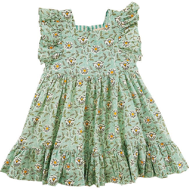 Elsie Dress, Seafoam Goa Floral | Maisonette