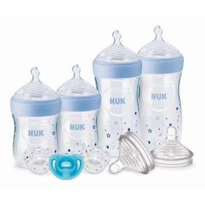NUK Simply Natural Bottle Gift Set - Blue - 9pc | Target