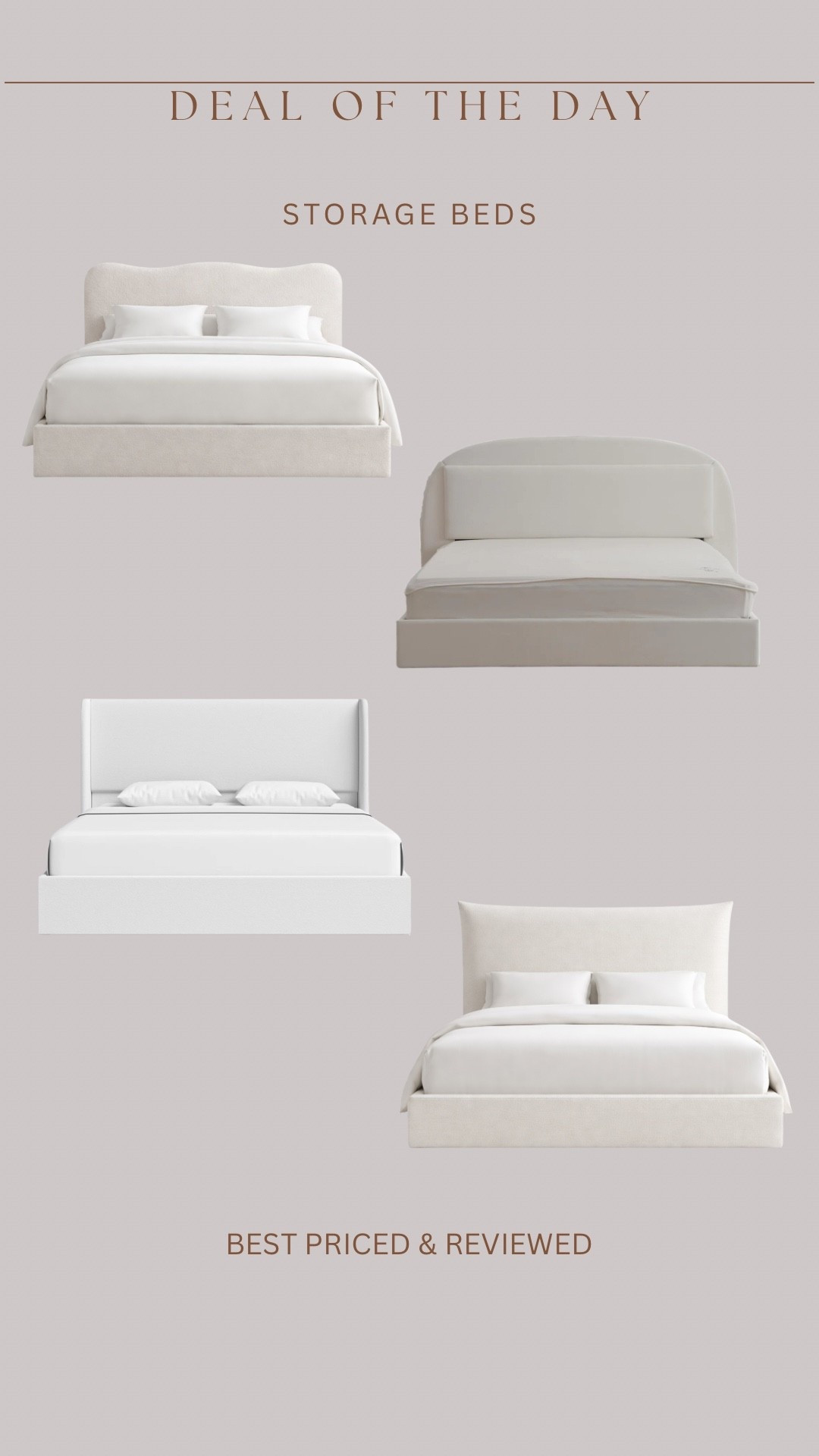 @wayfair storage beds to give you extra storage for the new year!!! #wayfair #wayfairpartner #NewYearNewYou #ad