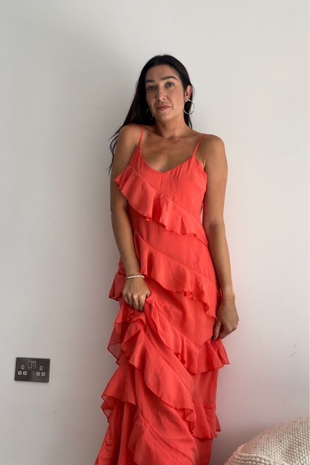 Coral Maxi dress
Wedding guest - Summer dress - Style 

#LTKFind #LTKSeasonal #LTKwedding