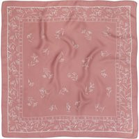 Pink Silk Scarf Women Bandana Head Floral Shawl Neckerchief Foulard Chic Flowers Square Neck 70x70 Festive Neckwear Gift For Her | Etsy (US)