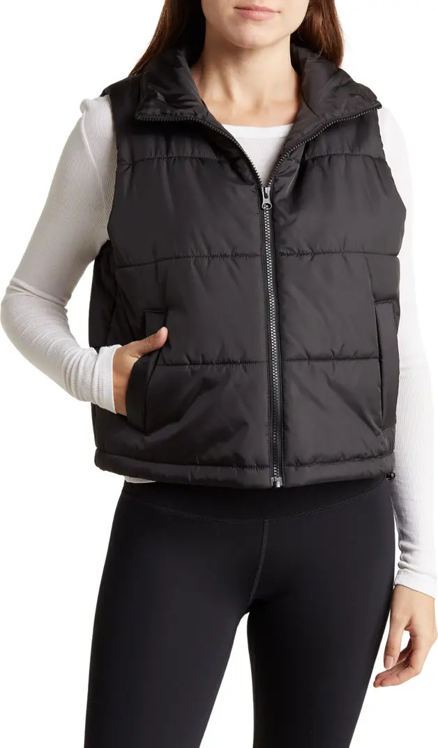 Z by Zella Crop Puffer Vest | Nordstromrack | Nordstrom Rack