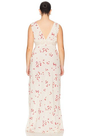 by Marianna Hallie Maxi Dress in Suki Cherry Abstract | Revolve Clothing (Global)
