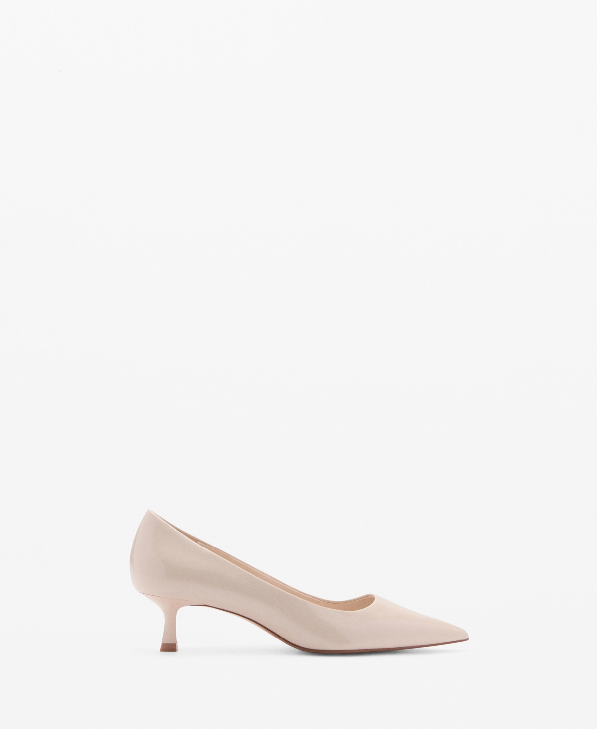 Mango Women's Kitten Heel Shoes - Nude | Macy's