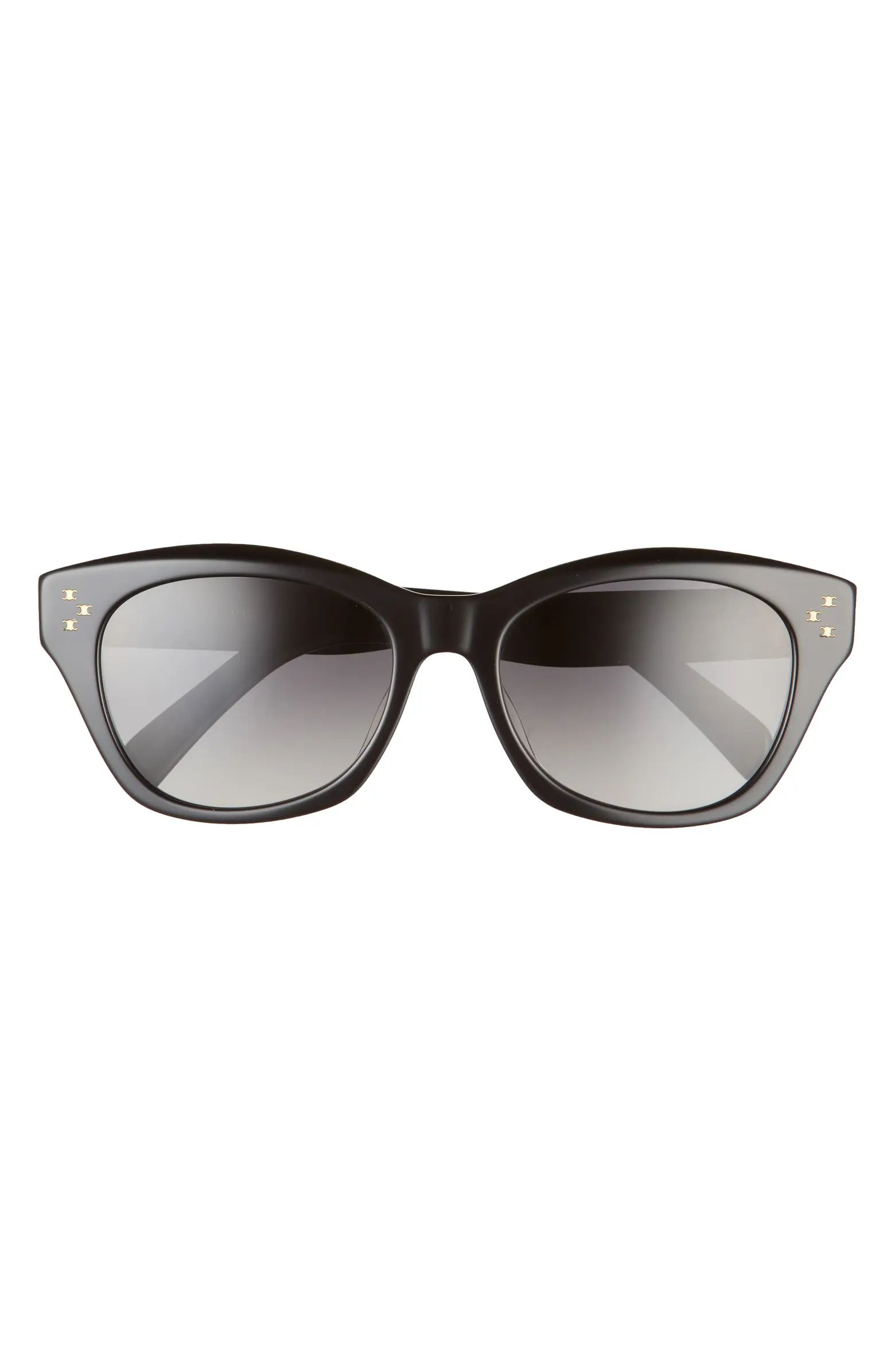 Mini Triomphe 55mm Round Sunglasses | Nordstrom