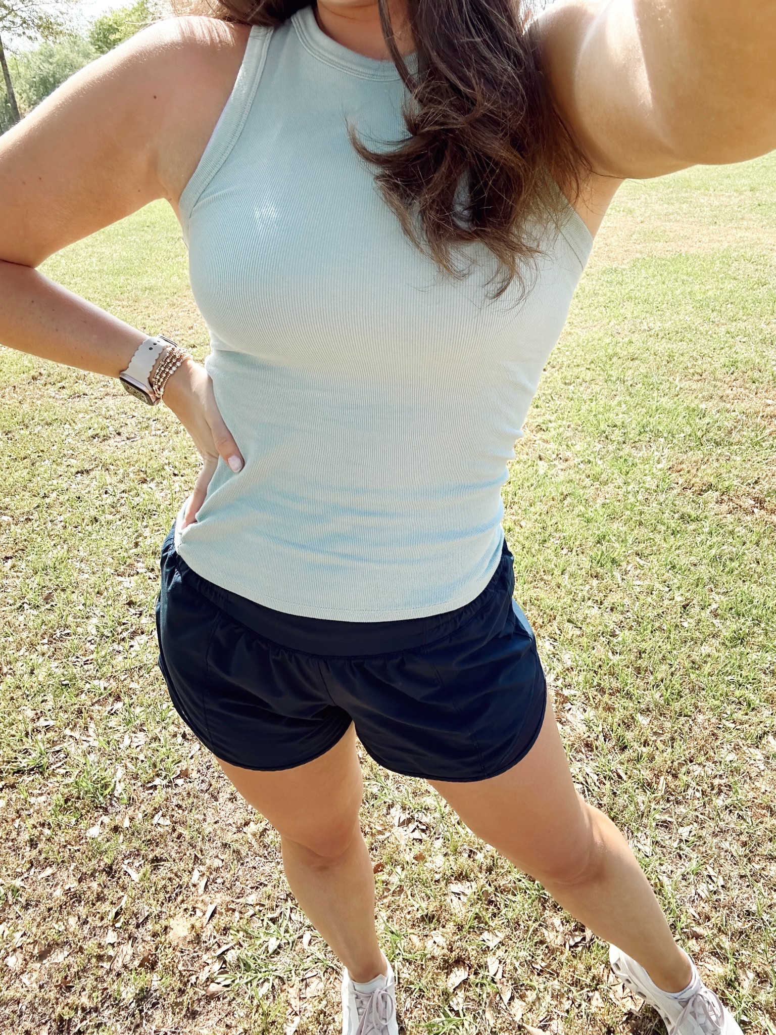 The cutest spring athletic outfit! 🌷Shorts are tall girl approved! 

#LTKActive #LTKFestival #LTKSeasonal