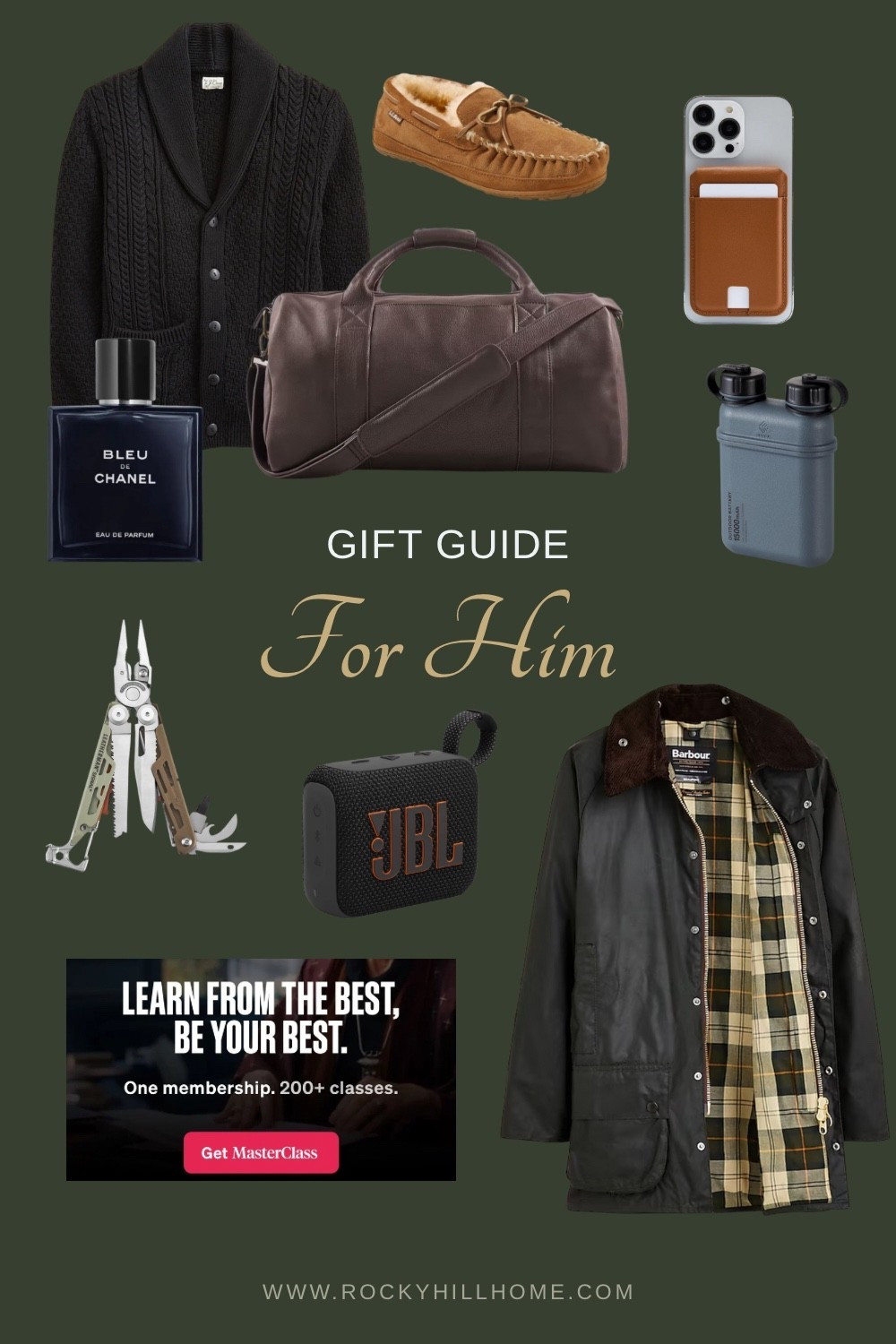 Holiday Gift Guide 2025: For Him

Shop my handpicked holiday gifts for him, classic outerwear, leather duffels, and everyday essentials with timeless appeal.

#LTKHoliday #LTKGiftGuide #LTKMens