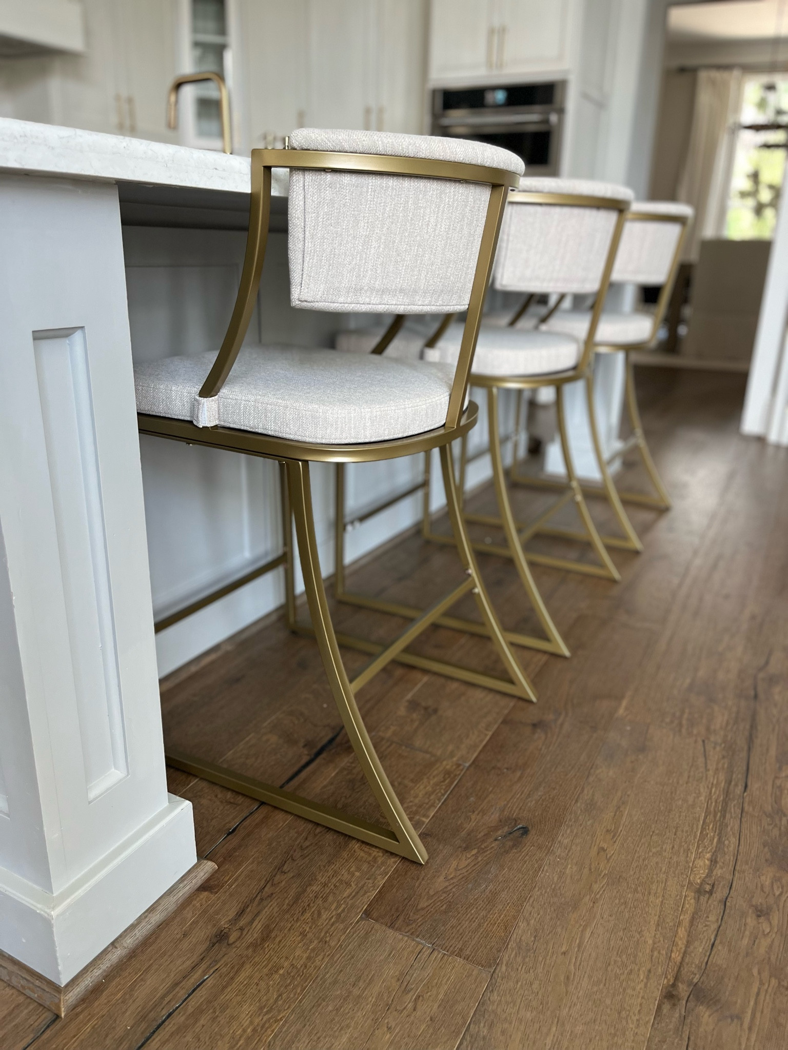 Loving my new counter stools! The color brass is perfect and the fabric is so soft! 😍

#LTKHome #LTKStyleTip #LTKSaleAlert