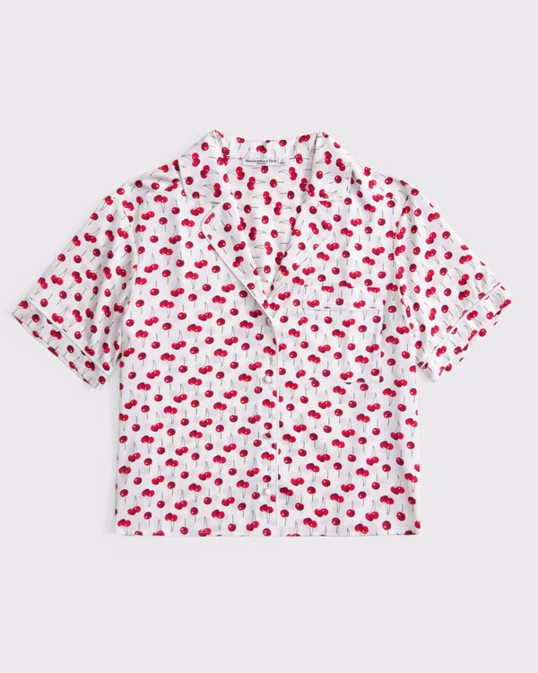 Short-Sleeve Sleep Shirt | Abercrombie & Fitch (US)