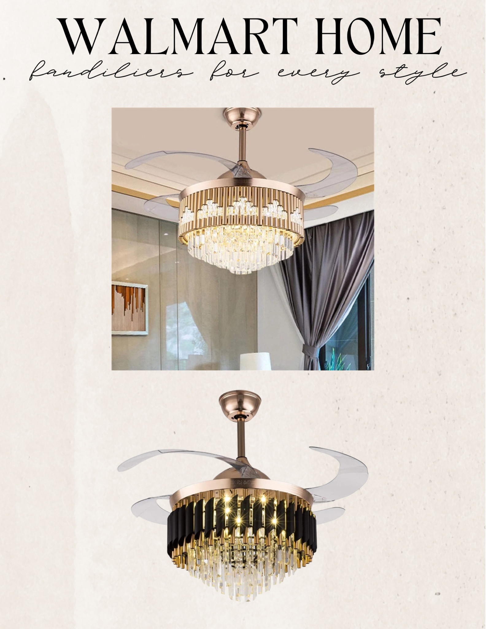 Fandiliers for every style home. Budget friendly furniture finds. For every budget. Organic modern, traditional, mid century modern, boho chic, coastal home. Amazon home finds, modern farmhouse style, budget decor, splurge or save favorites.

#LTKFind #LTKstyletip #LTKhome