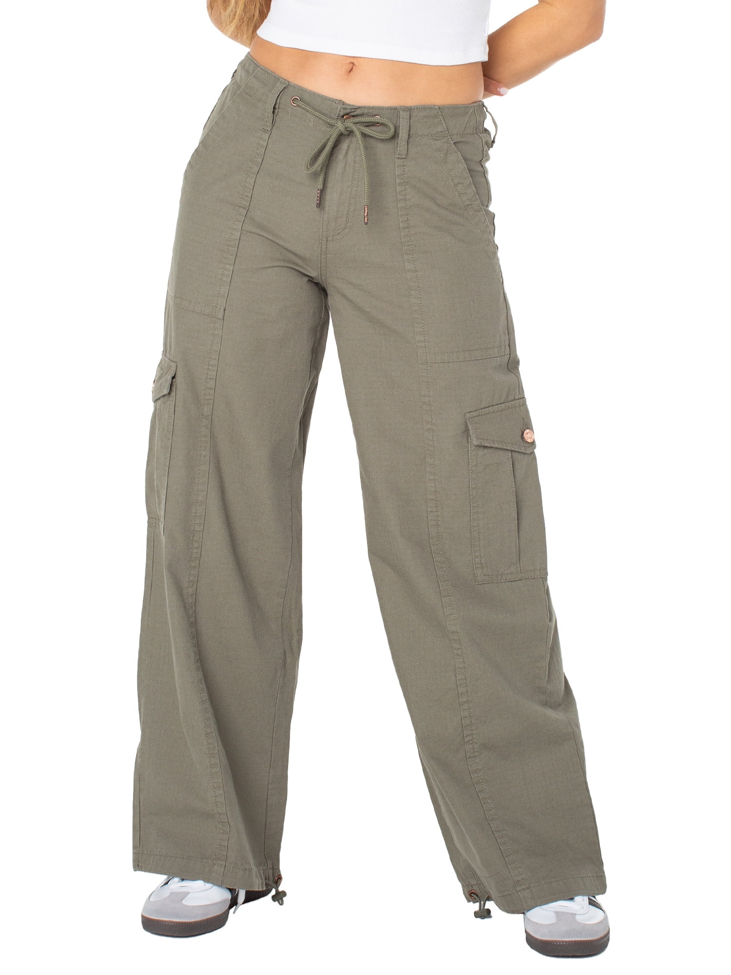 Celebrity Pink Parachute Wide Leg Pant, Sizes XS-XXXL | Walmart (US)