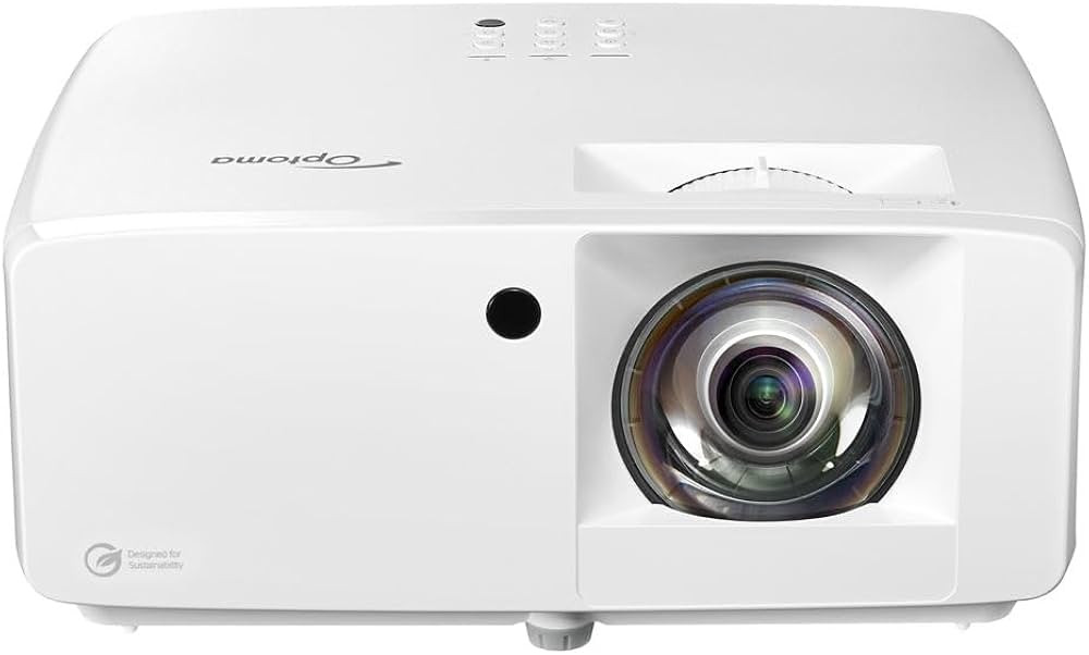 Optoma GT2100HDR Compact Short Throw Laser Home Theater and Gaming Projector, 1080p HD with 4K HD... | Amazon (US)