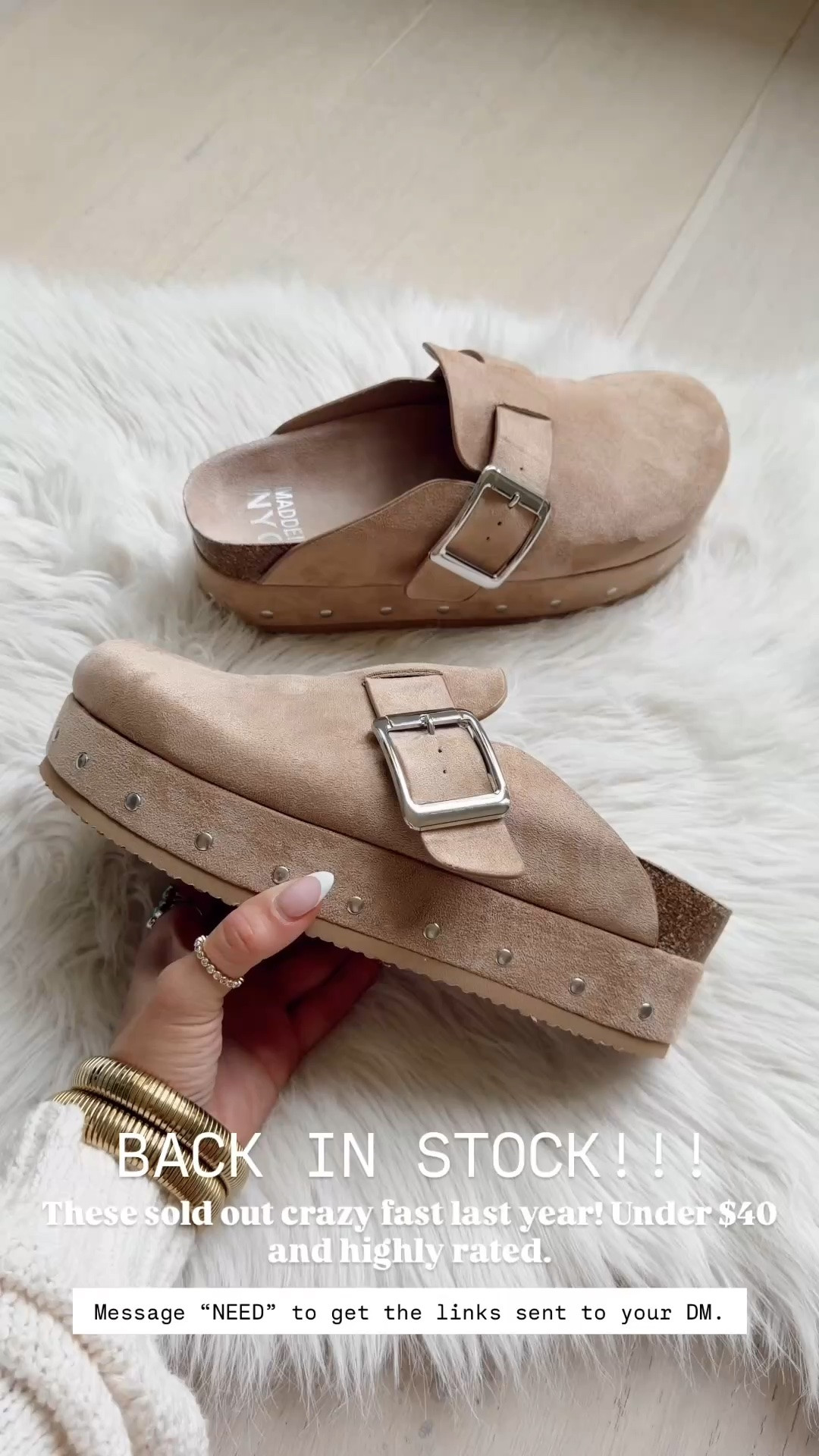 Last year these Ugg inspired clogs sold out quick, so snag them while they’re fully in stock.

#LTKootd #LTKSeasonal #LTKdayinmylife