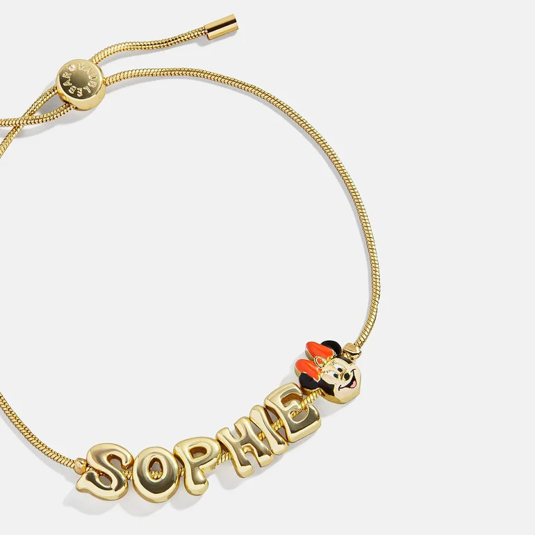 Disney Minnie Mouse Bubble Slider Custom Bracelet - Minnie Mouse | BaubleBar