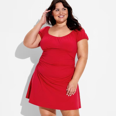 Women's Cap Sleeve Fit & Flare Mini Dress - Wild Fable™ | Target