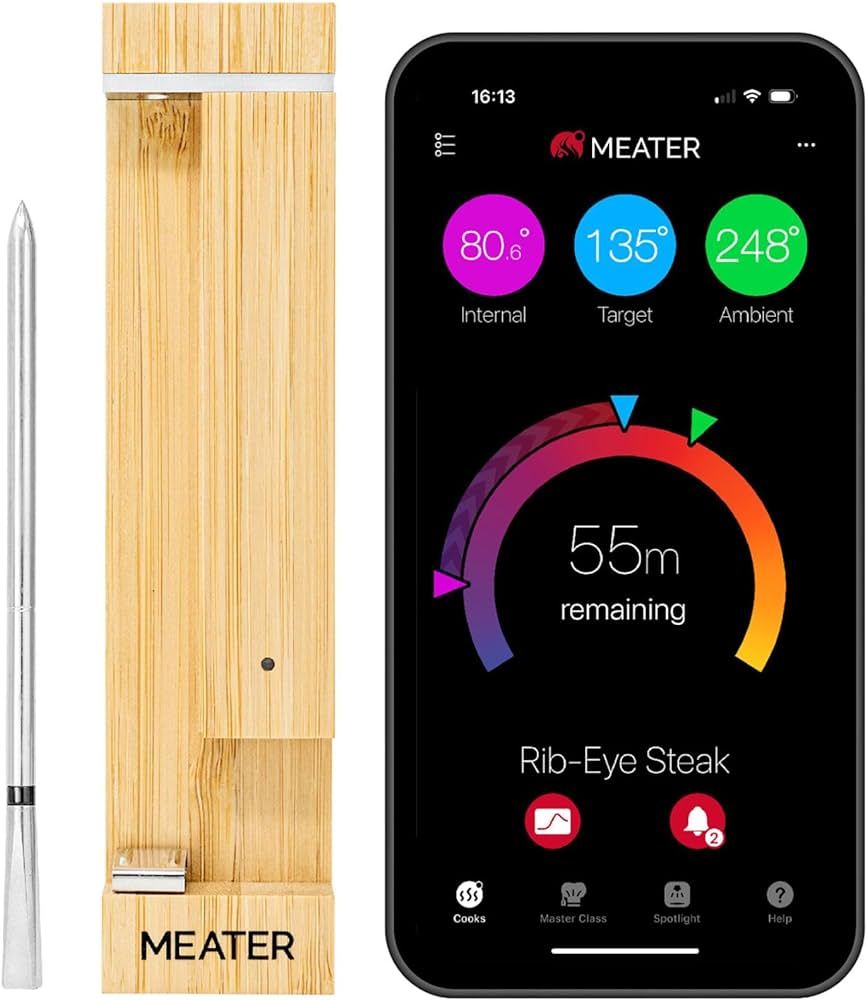 MEATER 2 Plus: Premium Smart Meat Thermometer, 1000°F Ambient Max, Multi Sensors, Long Bluetooth... | Amazon (US)