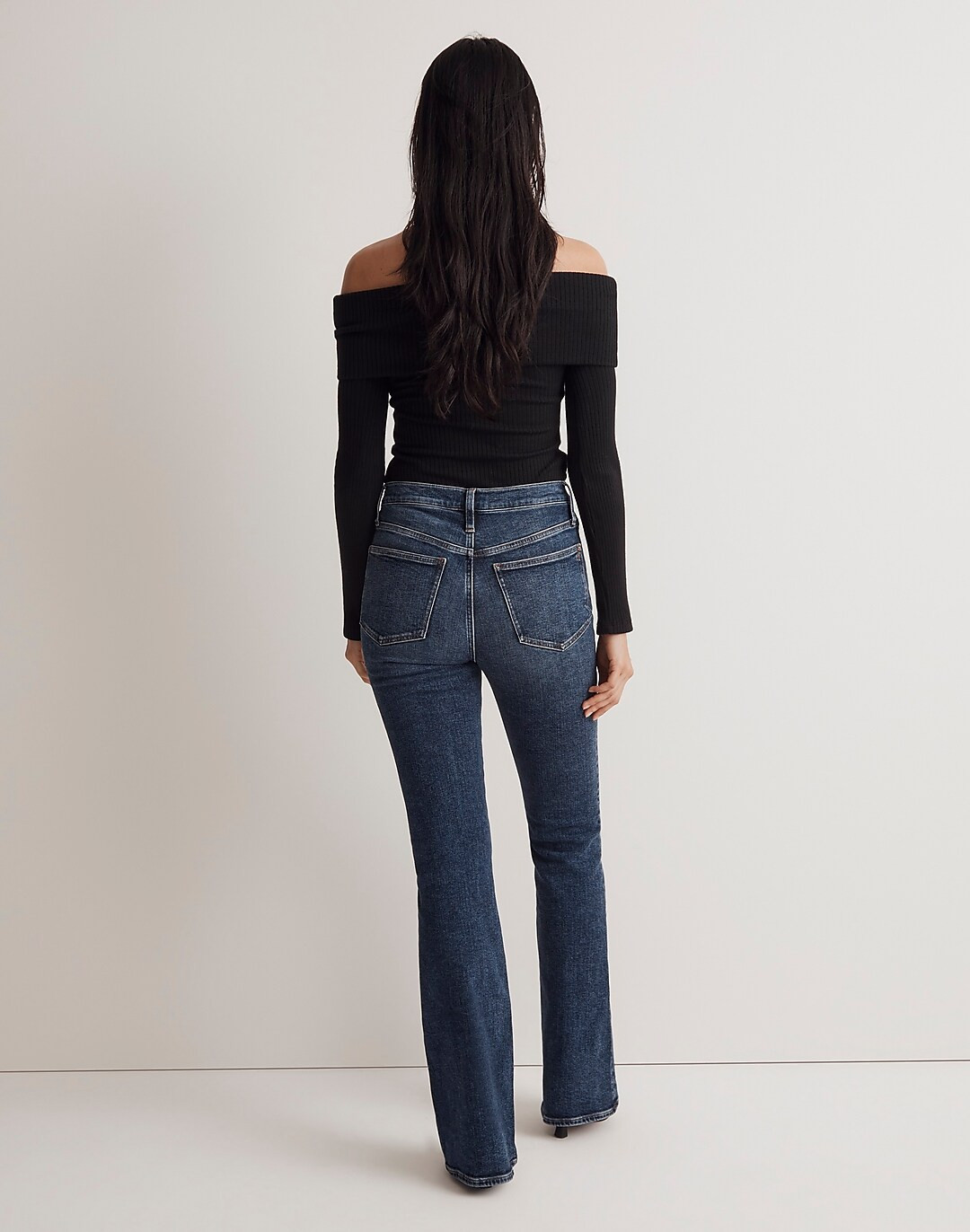 Skinny Flare Jeans in Alvord Wash: Instacozy Edition | Madewell