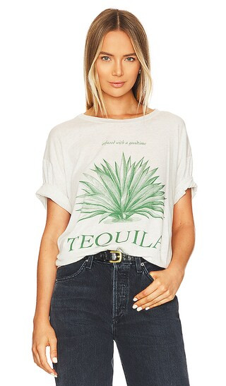 Infused Goodtime Oversized Tee in Pebble Heather | Revolve Clothing (Global)