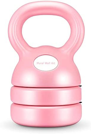 Mural Wall Art Kettlebell Weight Set 5-12 Pounds: Strength Training Adjustable Dumbbell Fitness Equi | Amazon (US)