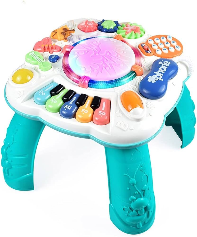 Dahuniu Baby Music Toy- Engaging Baby Activity Center for 6 12 18 Months Old- Safe, Sturdy, and F... | Amazon (US)