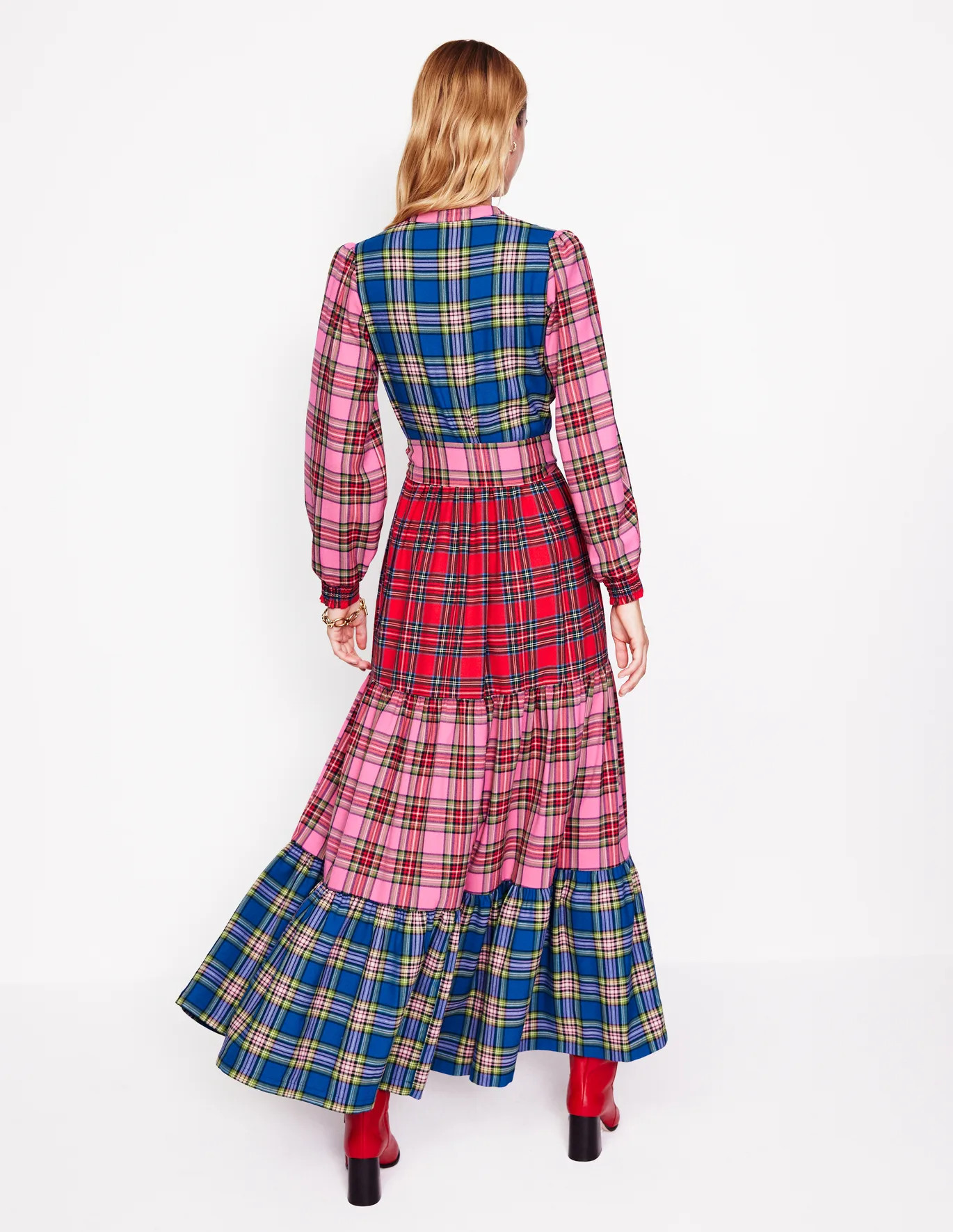 Alba Check Maxi Dress | Boden (US)