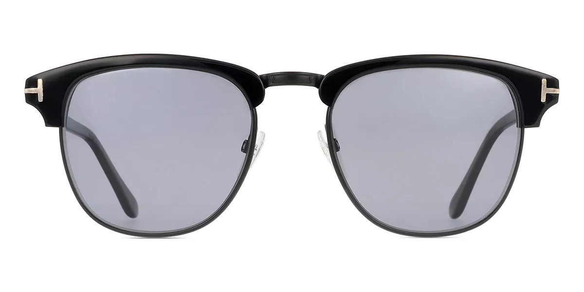 Tom Ford FT0248 HENRY Polarized 01D Men's Sunglasses Black Size 53 | SmartBuyGlasses Global