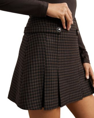 Elle Check Mini Skirt | Bloomingdale's (US)