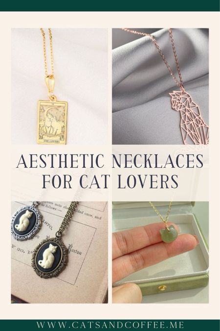 Cute Cat Themed Necklaces for Her 😻 Specialty necklaces for the cat lover from Etsy, Zales, & more with delicate chains and aesthetic pendants in gold, silver, and rose gold, along with some jade jewelry and gemstones! ✨ Follow for more cute cat aesthetic finds 🐾🎉

#LTKparties #LTKSeasonal #LTKstyletip