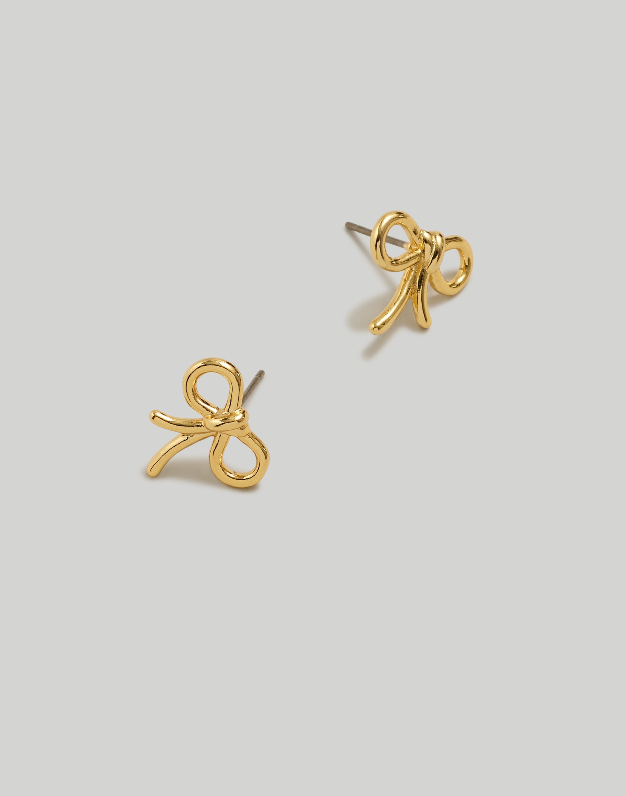 Mini Bow Stud Earrings | Madewell