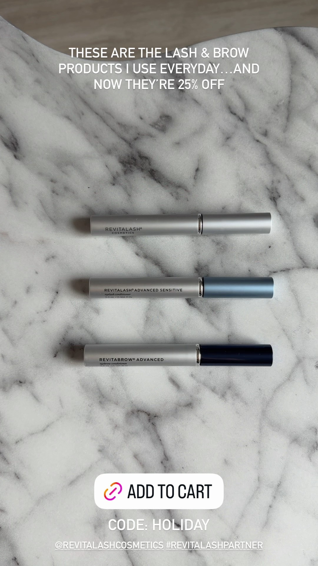 LAST CHANCE 🚨 RevitaLash Cosmetics is having their biggest sale of the year ‼️ These are the lash and brow products I use every day... and now they are on sale for 25% off. 
 
If you haven’t heard, RevitaLash is known worldwide for our best-selling lash & brow serums, formulated to improve the overall appearance of your natural lashes and brows, and they even have products that do the same for your hair.

They have gift set that have incredible value savings, so you’re getting an amazing deal plus 25% off! Who doesn’t like to save more money especially around the holidays. 
 
These kits make the perfect gift! 🎁 Shop early, on the first 2 day of the sale you get a free gift with purchase. Use code: HOLIDAY. Happy shopping! @revitalashcosemetics #revitalashpartner 



#LTKGiftGuide #LTKSaleAlert #LTKBeauty