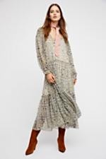 Smocked Shoulder Midi Dress | Free People