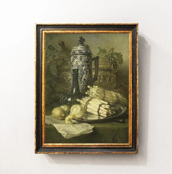 Old Vase Still Life Vintage Still Life Antiqie Painting - Etsy | Etsy (US)