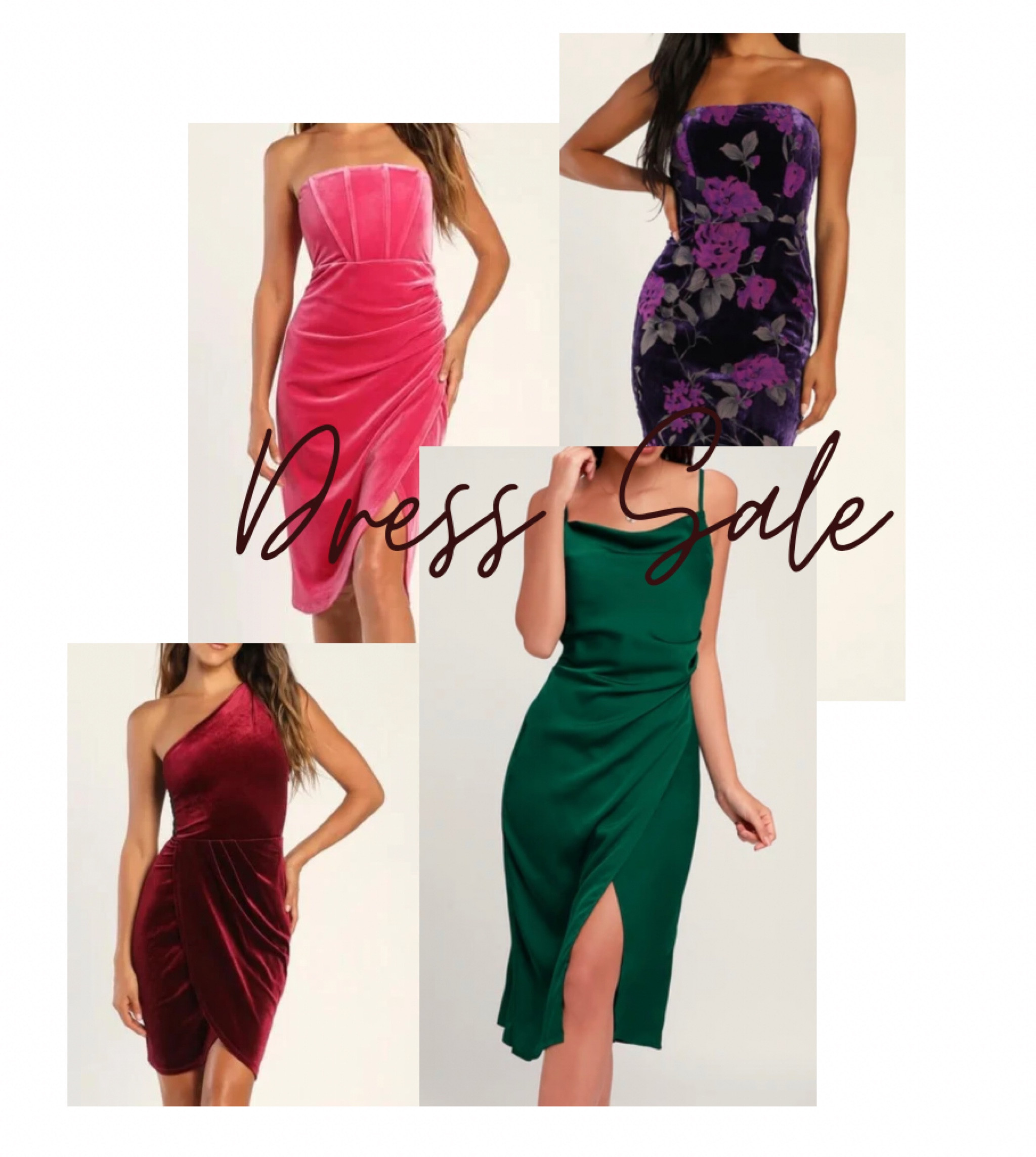 Lulus formal dress sale! Use code EBF20
Wedding guest, midi dress, floral print, velvet

#LTKunder100 #LTKsalealert #LTKwedding