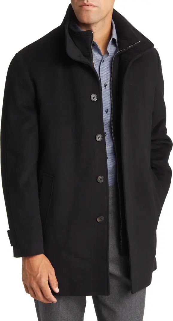 Hudson Bib Insert Wool Car Coat | Nordstrom