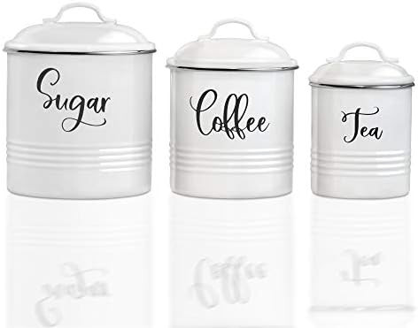 Home Acre Designs Collection Canister Sets For Kitchen Counter-Farmhouse Kitchen Decor-Rustic Kit... | Amazon (US)