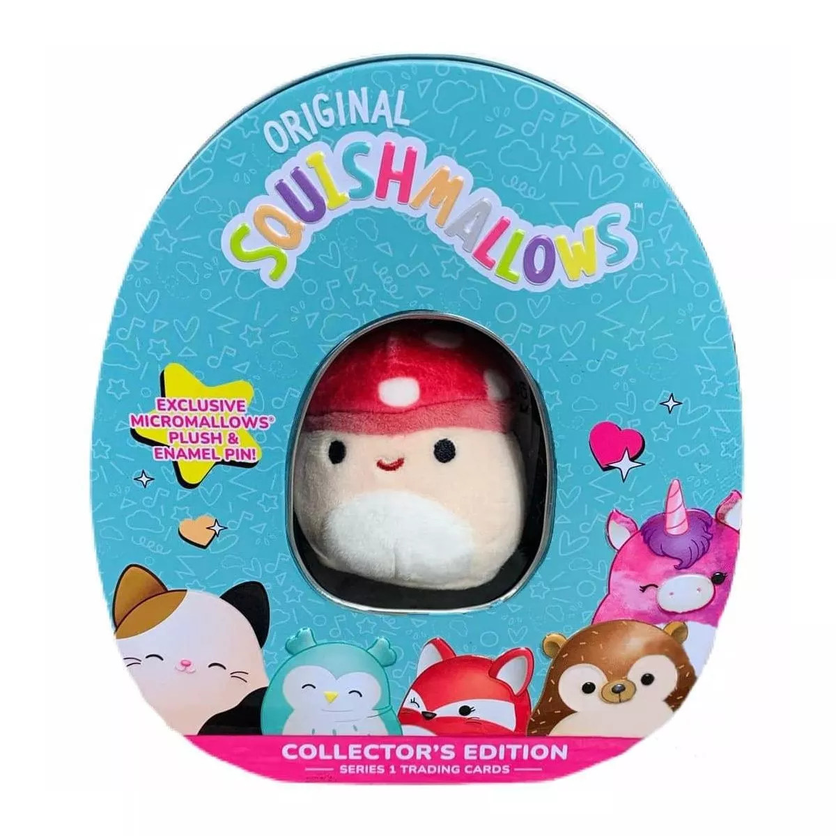 Squishmallows Malcolm Mushroom Trading Card Tin | Target