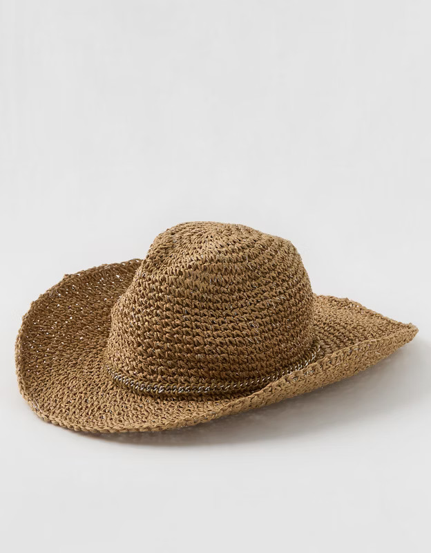 Aerie Chain Cowboy Hat | American Eagle Outfitters (US & CA)