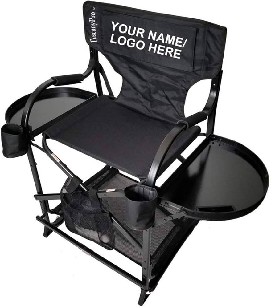 Your Name/Logo Included Portable Makeup & Hairstylist Chair - Perfect for Makeup, Hair Stylist, S... | Amazon (US)
