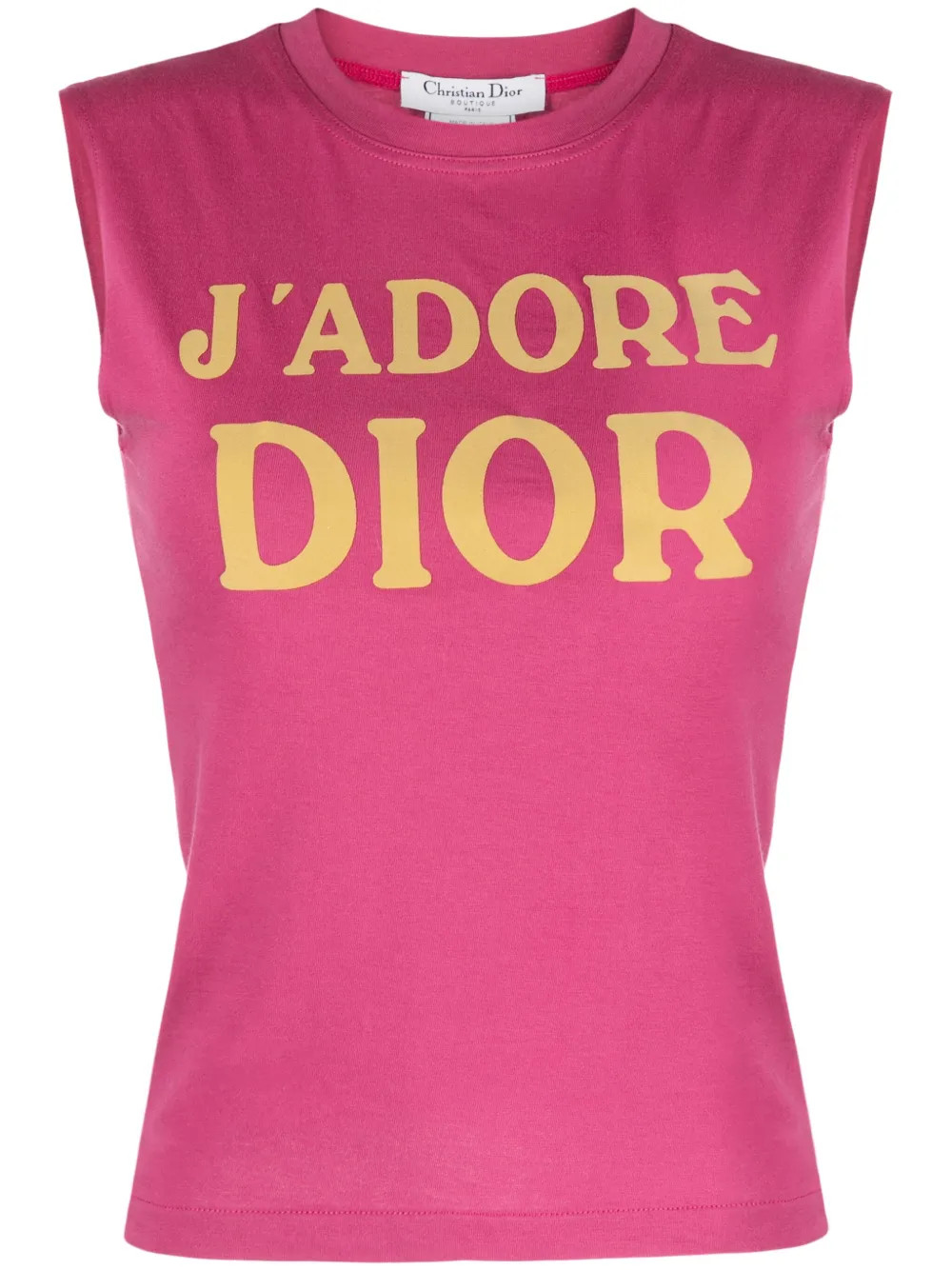 2002 J'Adore Dior tank top | Farfetch Global