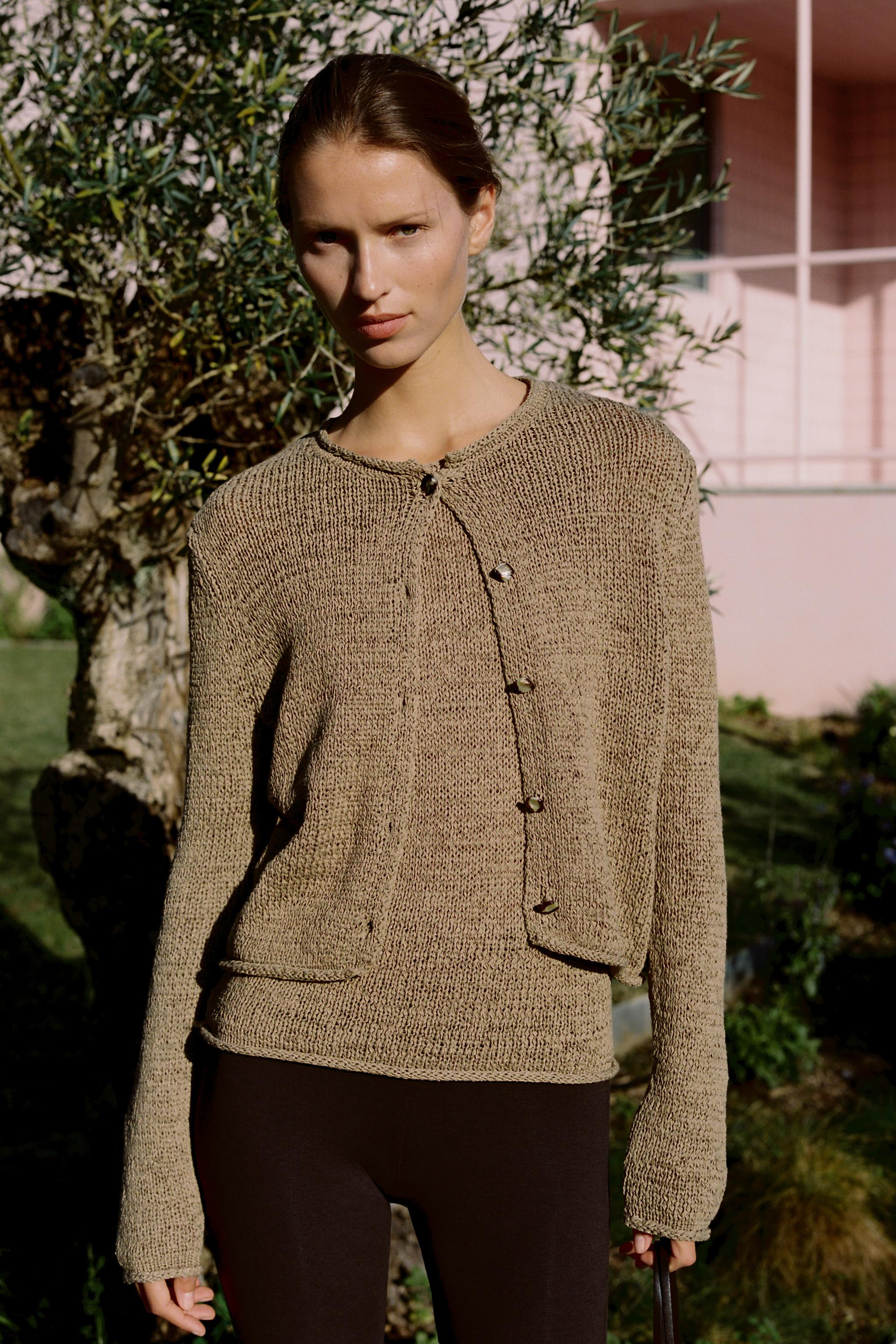 CHUNKY KNIT CARDIGAN | Zara US