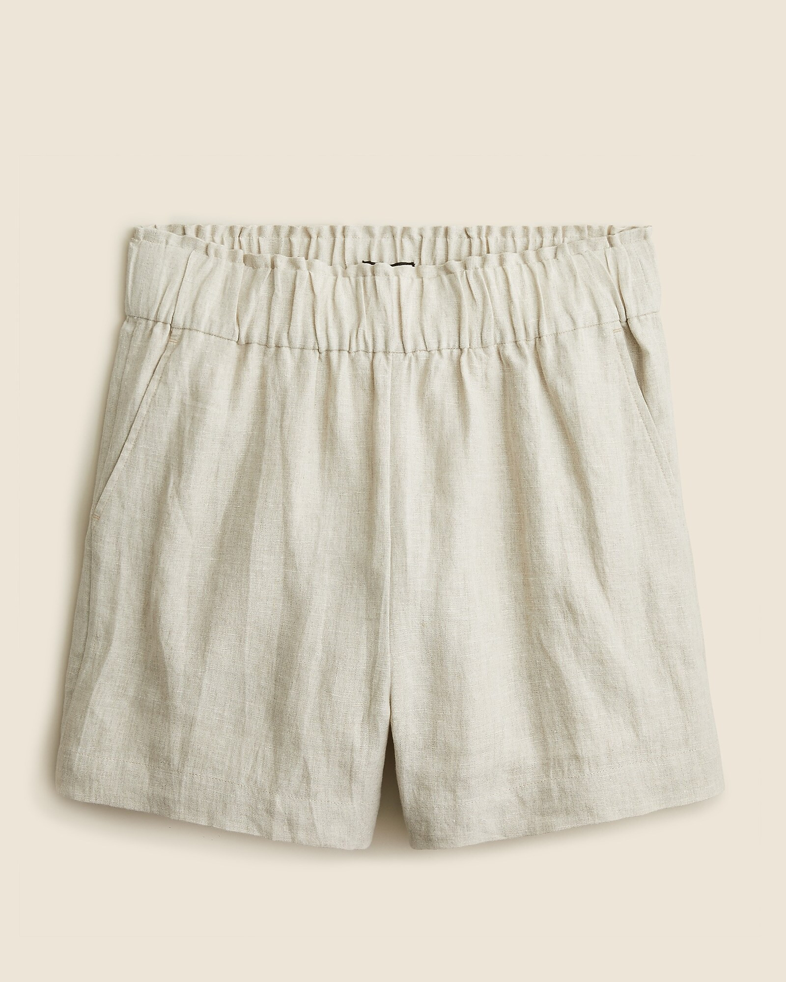 Pull-on linen short | J. Crew US