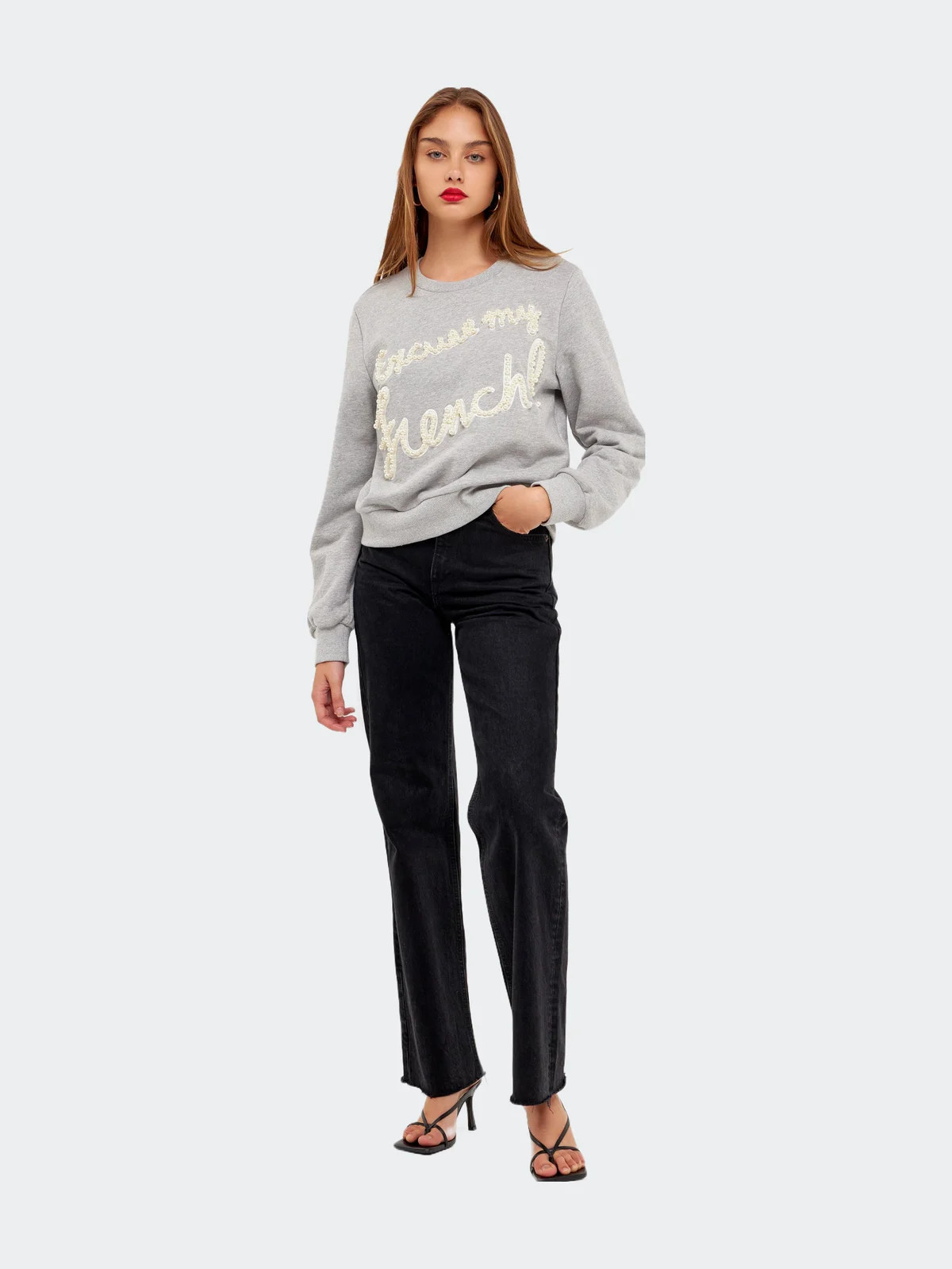 Endless Rose Excuse My French Sweatshirt | Verishop