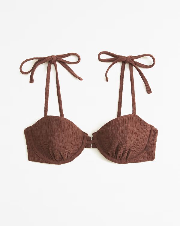 Women's Tie-Strap Underwire Bikini Top | Women's Swimwear | Abercrombie.com | Abercrombie & Fitch (UK)