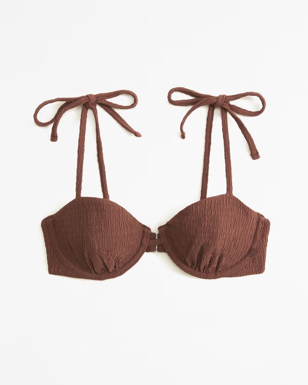 Women's Tie-Strap Underwire Bikini Top | Women's Swimwear | Abercrombie.com | Abercrombie & Fitch (US)