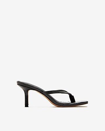 Square Toe Heeled Sandals | Express