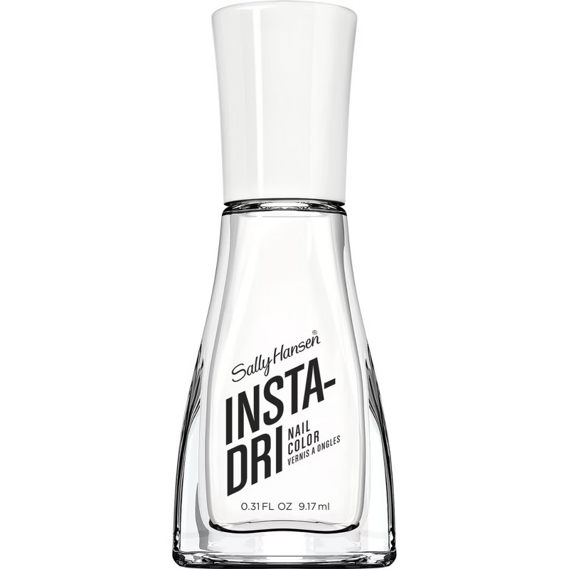 Sally Hansen Insta-Dri Nail Color - 113 White On Time - 0.31 fl oz | Target