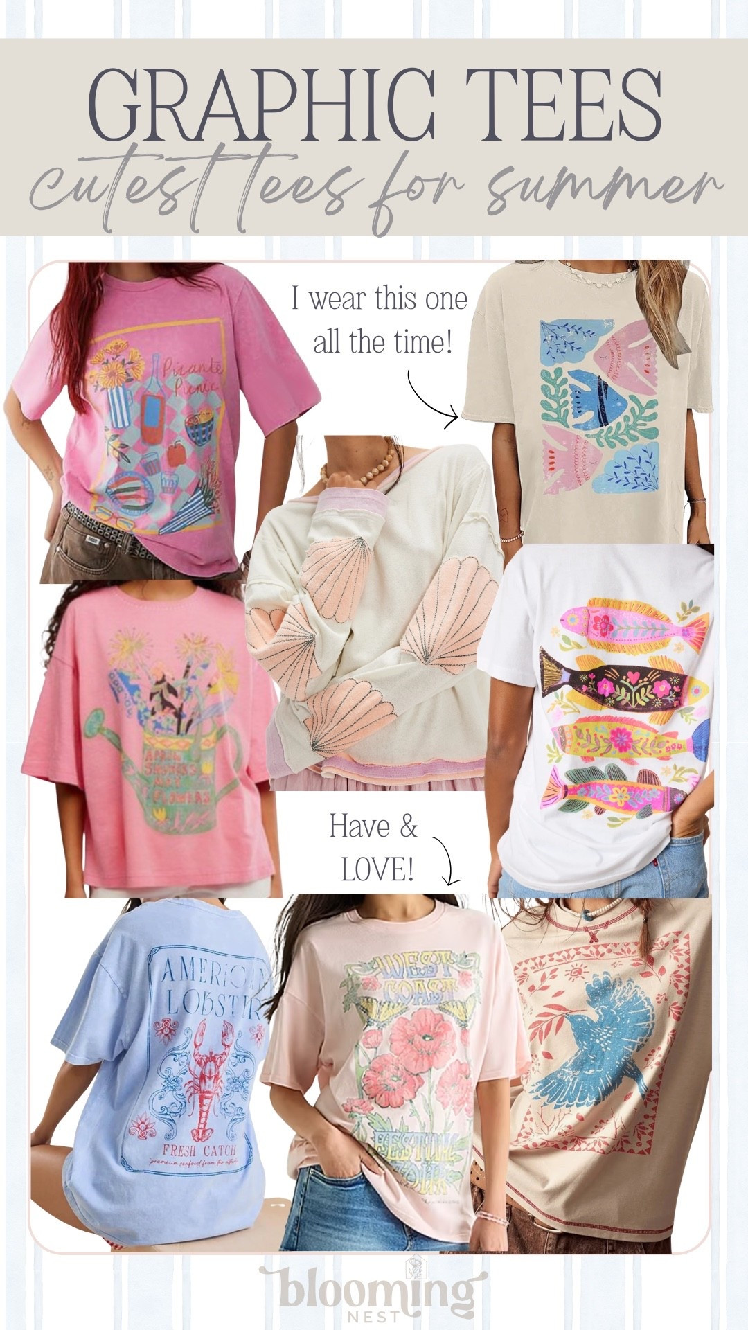 Cutest tees for summer! 

THEBLOOMINGNEST Amazon free people JCPenney graphic tees fashion 

#LTKSaleAlert #LTKootd
