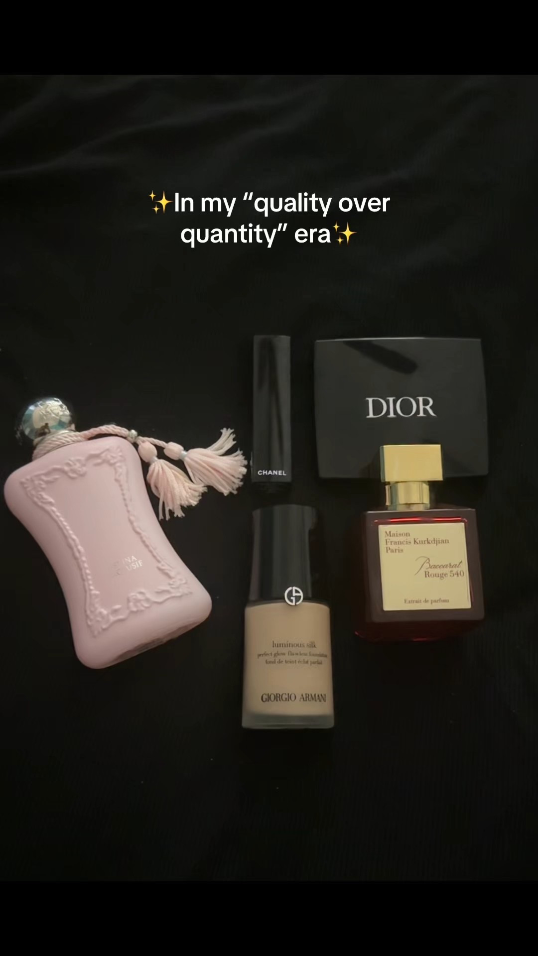 Delina Exclusif 
Dior eyesshadow 
Armani luminous silk foundation 
Baccarat 540 
Chanel lipstick 

#armani #luminoussilk #armanifoumdation #dior #dioreyeshadow #delinaexclusif #chanellipstick 

#LTKgrwm #LTKselfcare #LTKBeauty