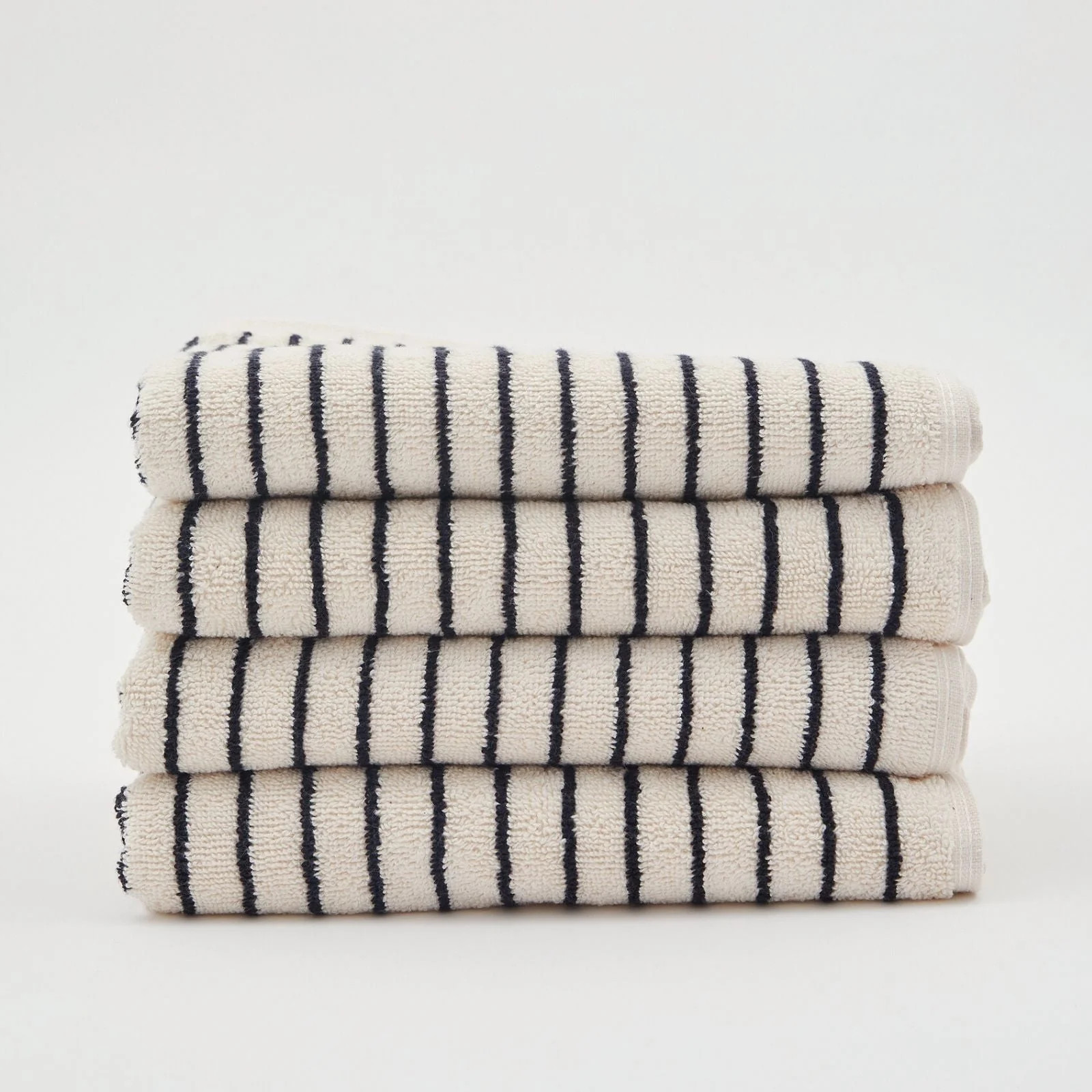 Melika Turkish Cotton Striped Terry Towel | The Loomia